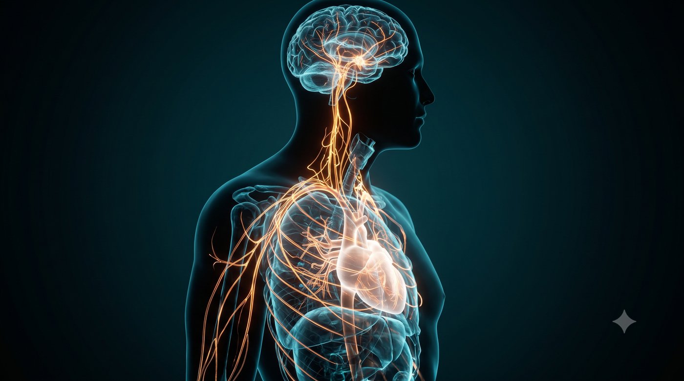 The Deterministic Pathway — fiber-optic signaling between psyche and organ
